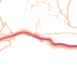 Daytime road noise heatmap for GL6 8NW