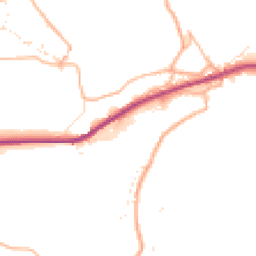 Daytime road noise heatmap for GL6 8NX