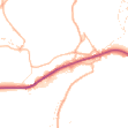 Daytime road noise heatmap for GL6 8PT