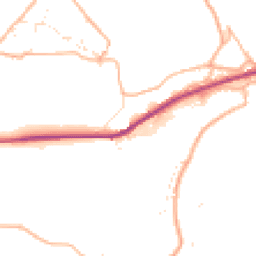 Daytime road noise heatmap for GL6 8PZ