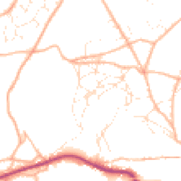 Daytime road noise heatmap for GL6 8QG
