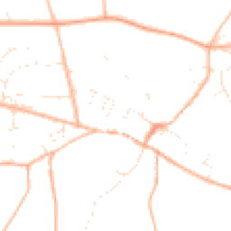 Daytime road noise heatmap for GL6 9DN
