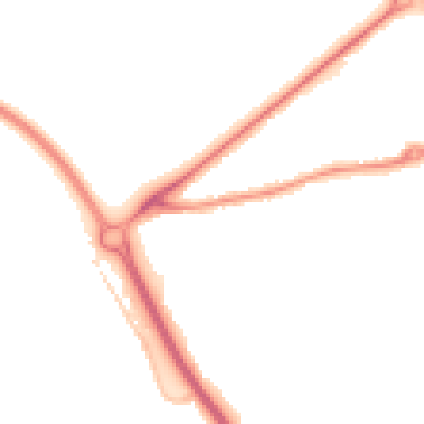 Night-time road noise heatmap for GL7 1AG