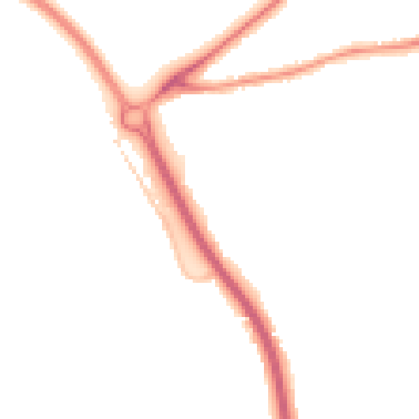 Night-time road noise heatmap for GL7 1AP