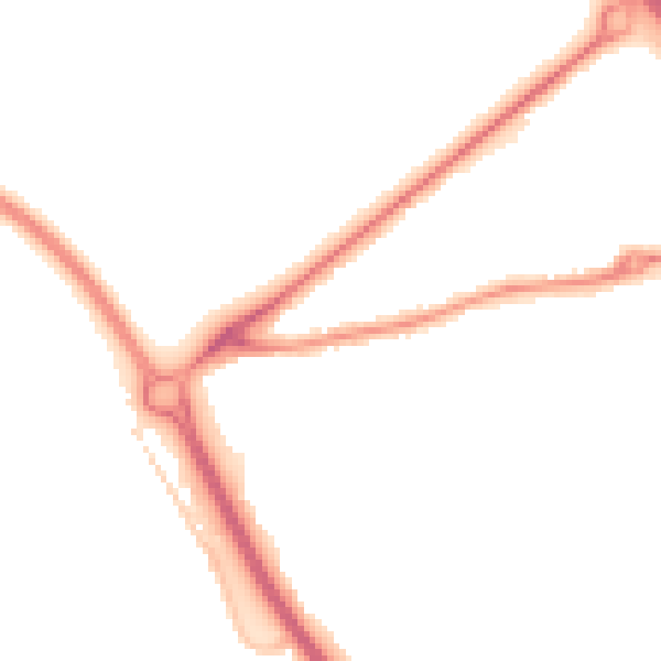 Night-time road noise heatmap for GL7 1AQ