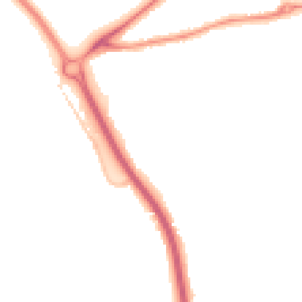 Night-time road noise heatmap for GL7 1AR