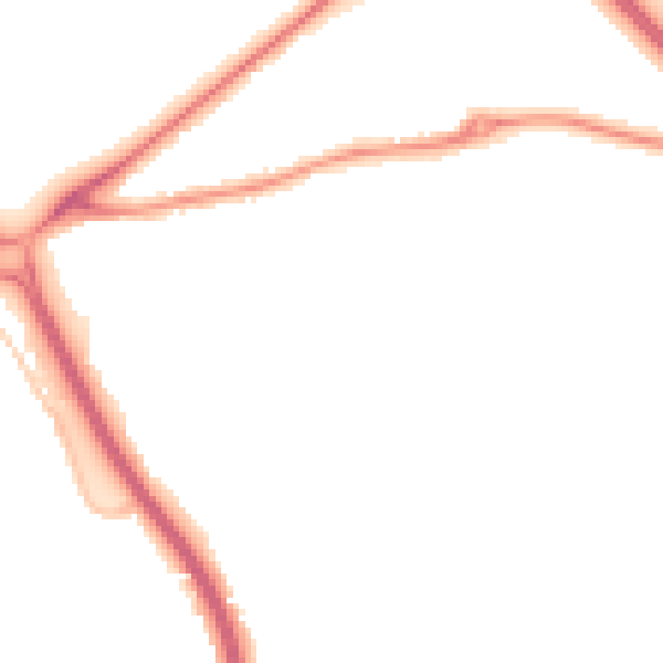 Night-time road noise heatmap for GL7 1AT