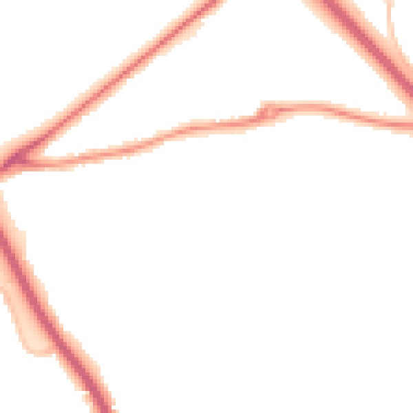 Night-time road noise heatmap for GL7 1BH