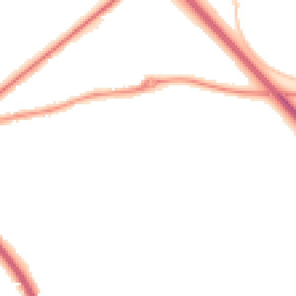 Night-time road noise heatmap for GL7 1BJ