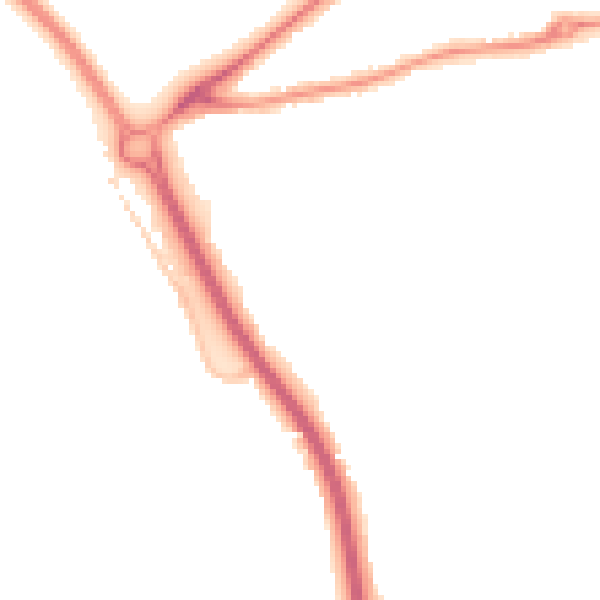 Night-time road noise heatmap for GL7 1BS