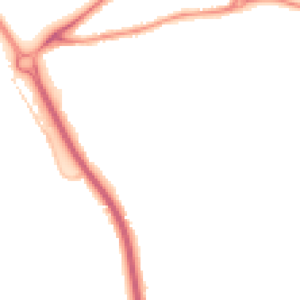 Night-time road noise heatmap for GL7 1BU