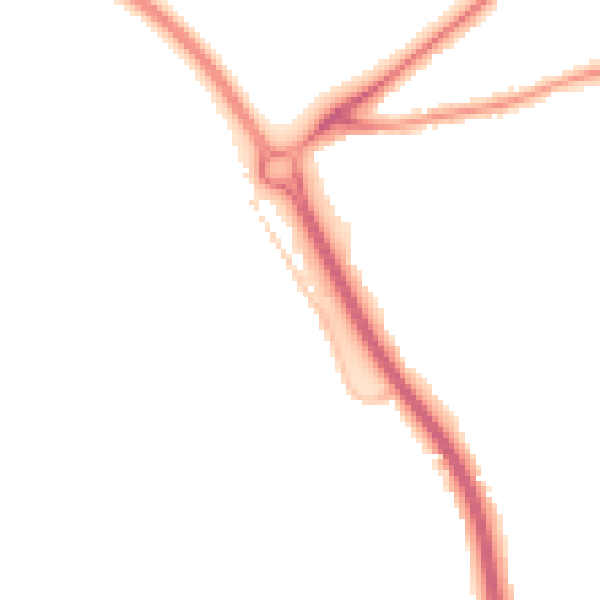 Night-time road noise heatmap for GL7 1BW