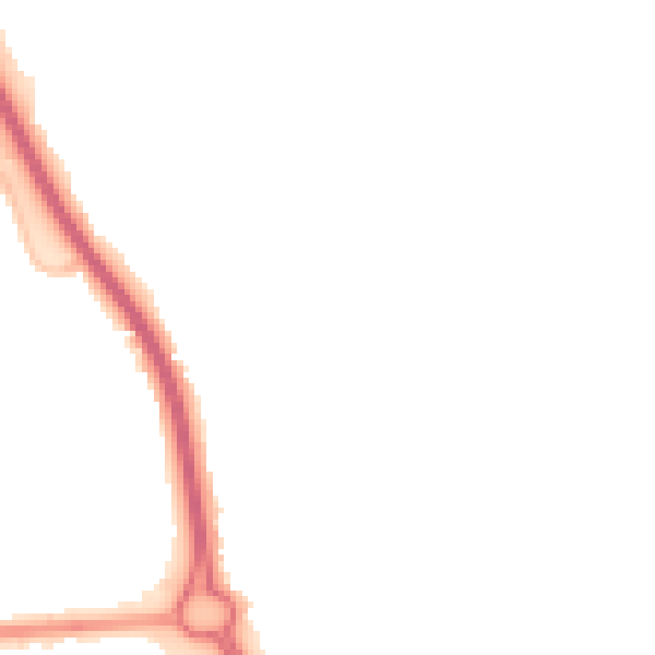Night-time road noise heatmap for GL7 1DG