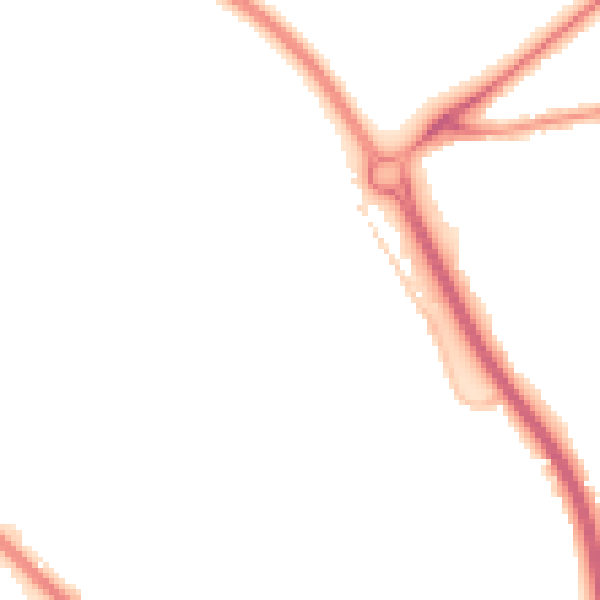 Night-time road noise heatmap for GL7 1EN
