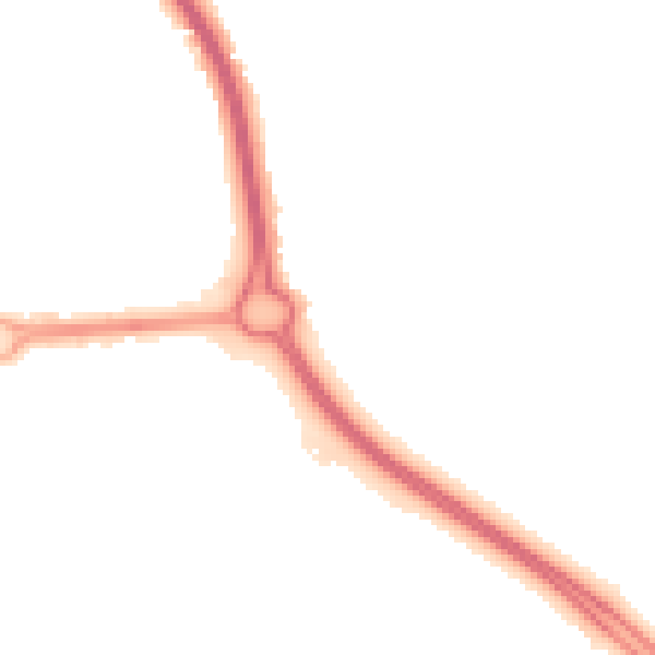 Night-time road noise heatmap for GL7 1GL