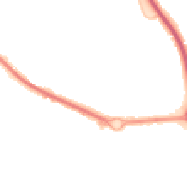 Night-time road noise heatmap for GL7 1GR