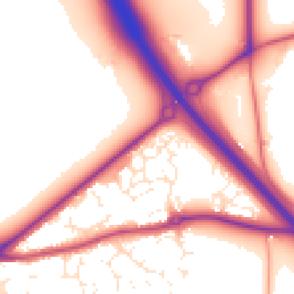 Daytime road noise heatmap for GL7 1HT