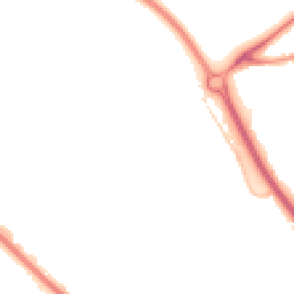 Night-time road noise heatmap for GL7 1QQ