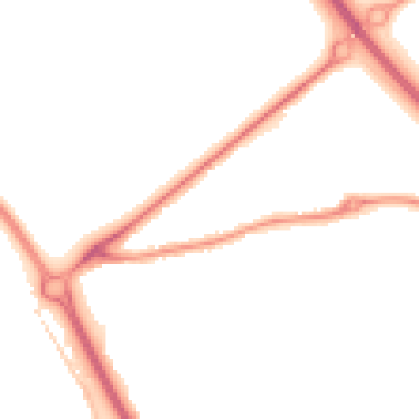 Night-time road noise heatmap for GL7 1TA