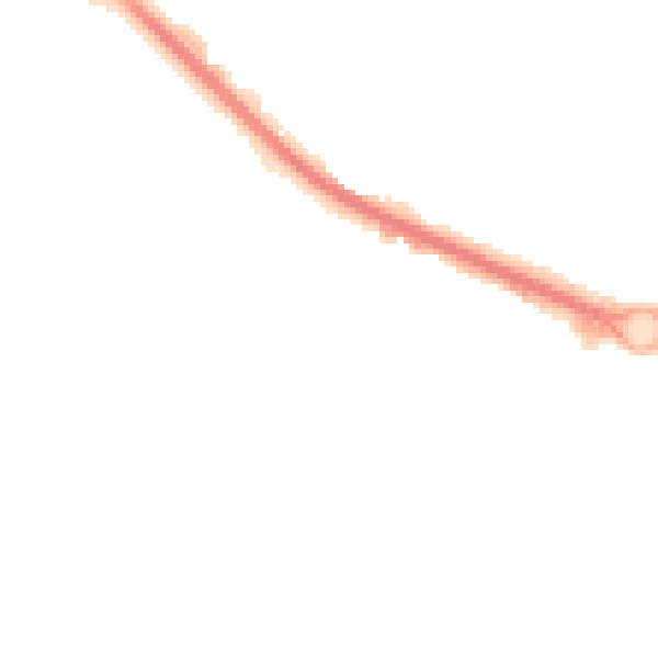 Night-time road noise heatmap for GL7 1WJ