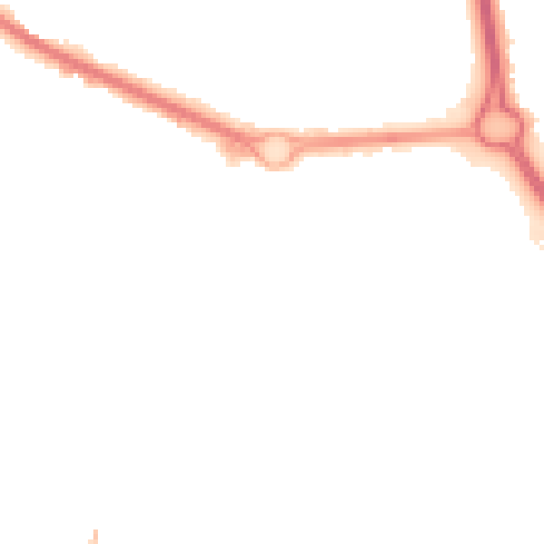 Night-time road noise heatmap for GL7 1ZD