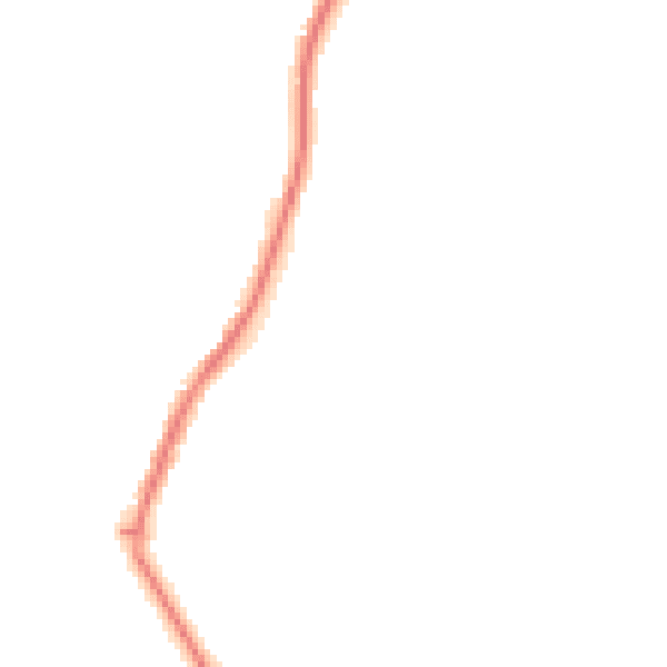 Night-time road noise heatmap for GL7 2BE