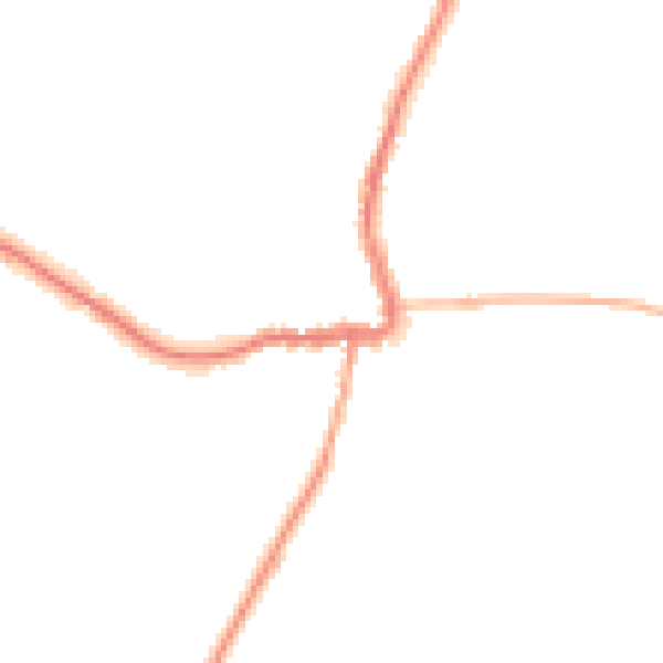 Night-time road noise heatmap for GL7 3AE