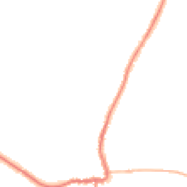 Night-time road noise heatmap for GL7 3BQ