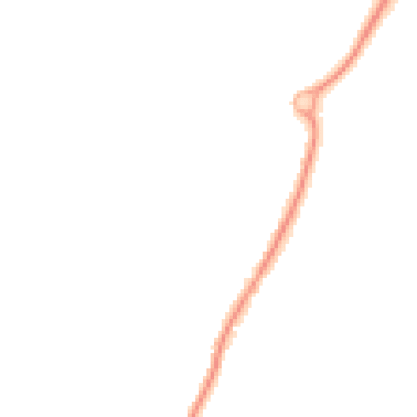 Night-time road noise heatmap for GL7 3DD