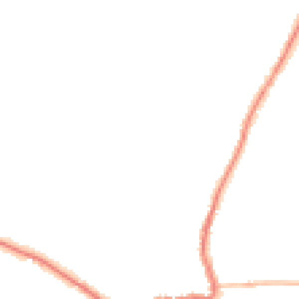 Night-time road noise heatmap for GL7 3EG