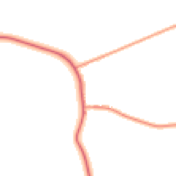 Daytime road noise heatmap for GL7 3EZ