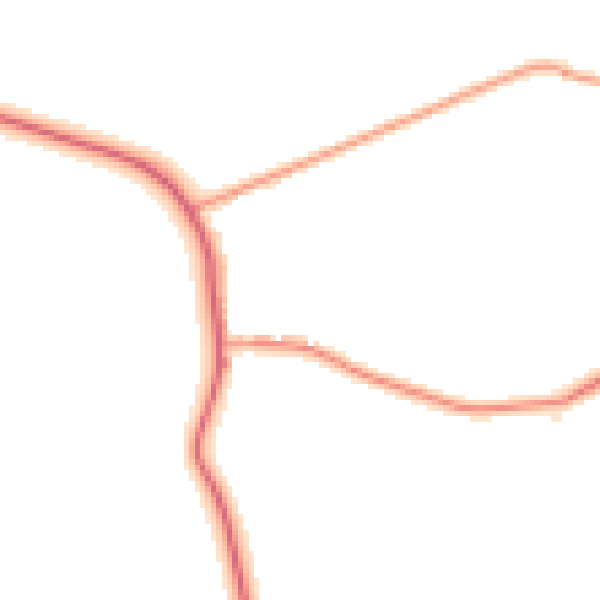 Daytime road noise heatmap for GL7 3HW