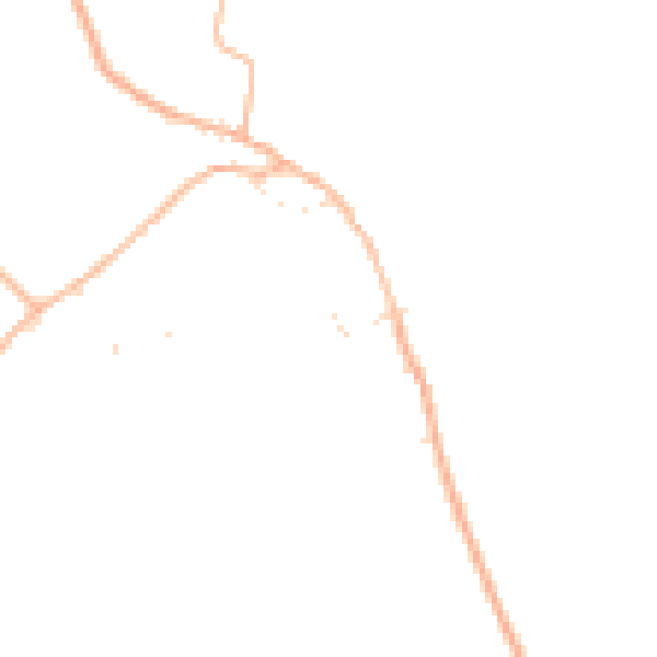 Daytime road noise heatmap for GL7 3LG