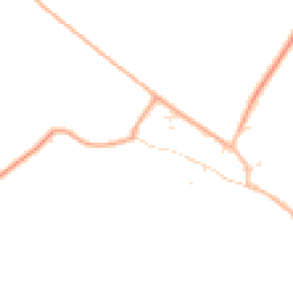 Daytime road noise heatmap for GL7 4EZ