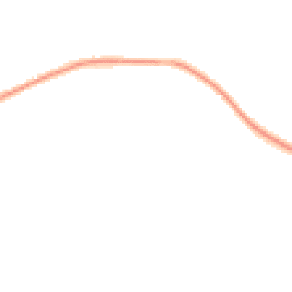 Night-time road noise heatmap for GL7 4GJ