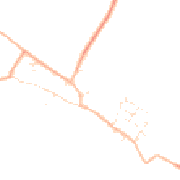 Daytime road noise heatmap for GL7 4LU
