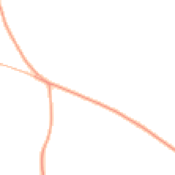 Daytime road noise heatmap for GL7 5DE