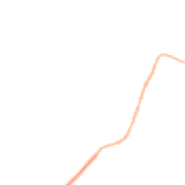 Night-time road noise heatmap for GL7 5EH