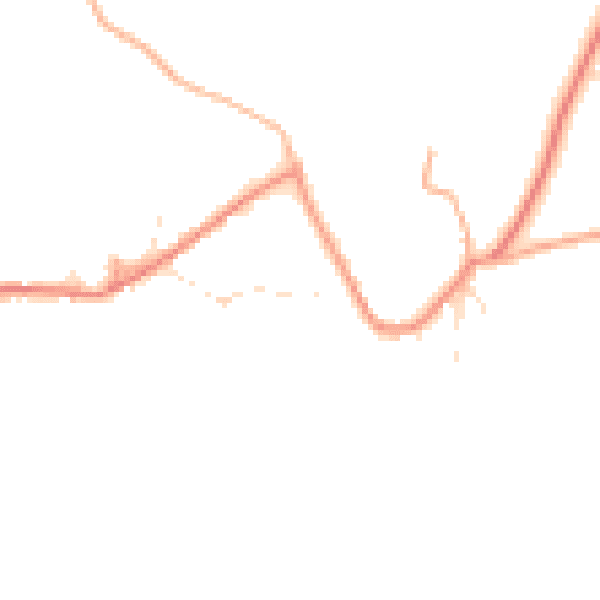 Daytime road noise heatmap for GL7 5NJ