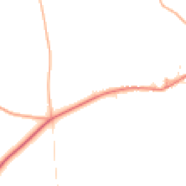 Daytime road noise heatmap for GL7 5NQ