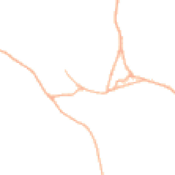 Daytime road noise heatmap for GL7 5NY