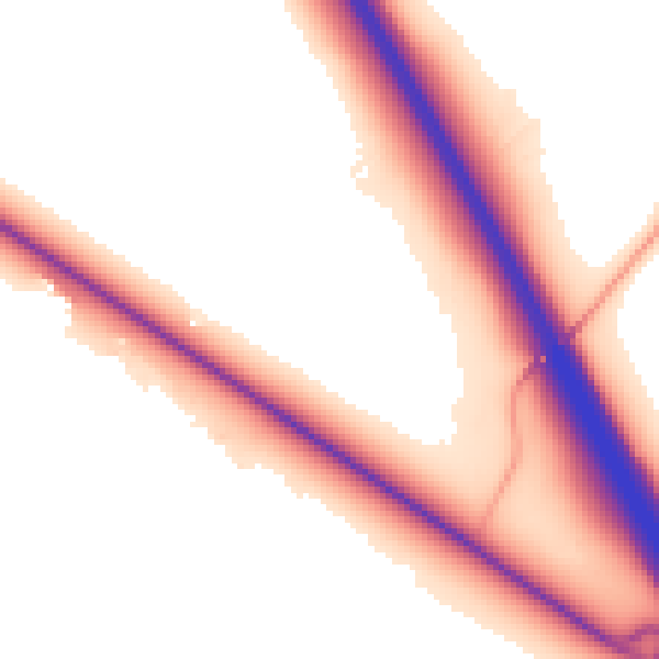 Daytime road noise heatmap for GL7 5PN