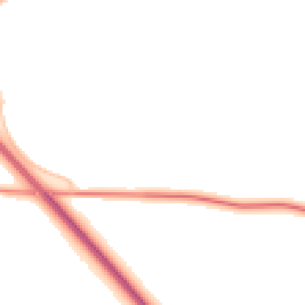 Night-time road noise heatmap for GL7 5RH