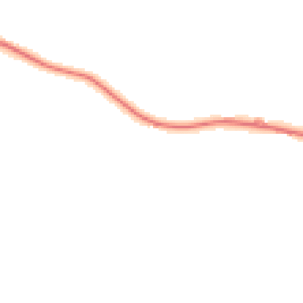 Night-time road noise heatmap for GL7 5RR
