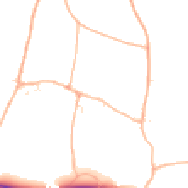 Daytime road noise heatmap for GL7 5SE