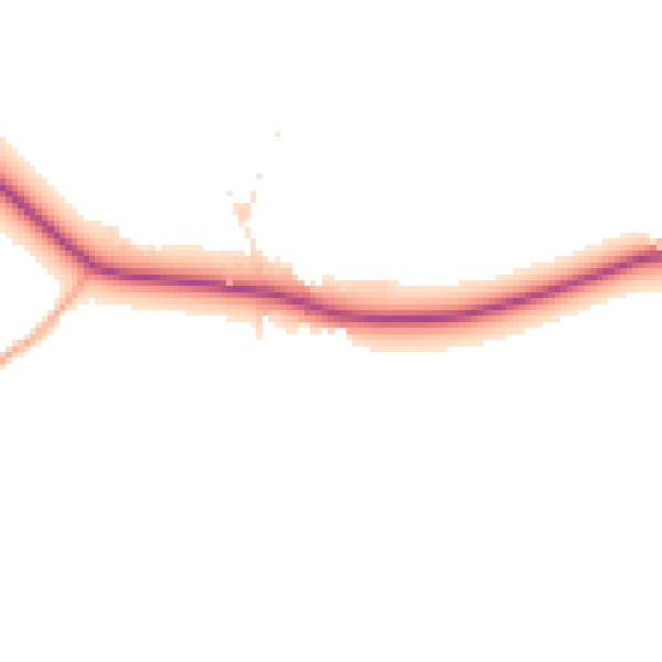 Daytime road noise heatmap for GL7 5SJ