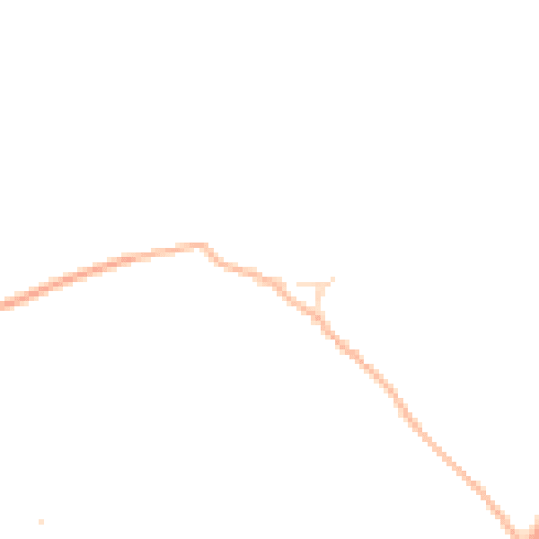 Daytime road noise heatmap for GL7 5SP