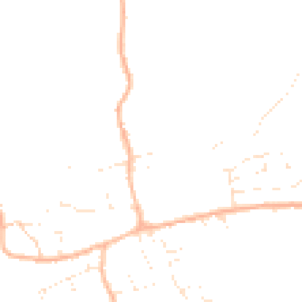 Daytime road noise heatmap for GL7 5TT