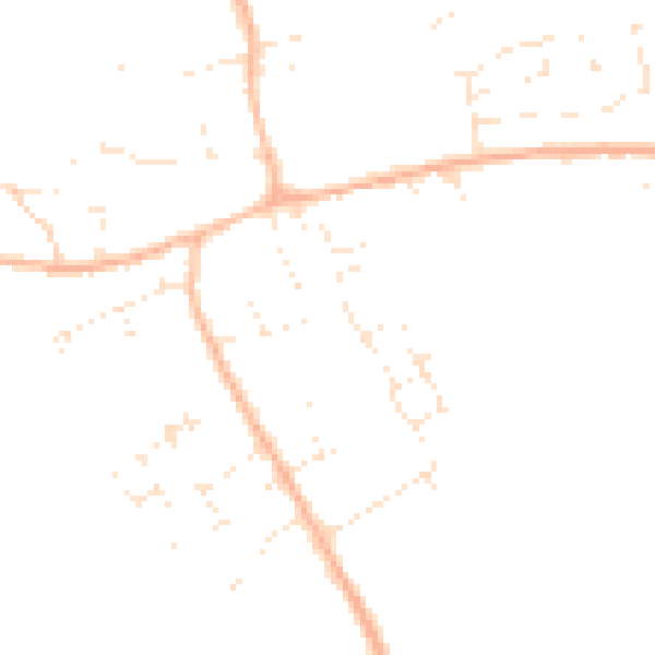 Daytime road noise heatmap for GL7 5WS