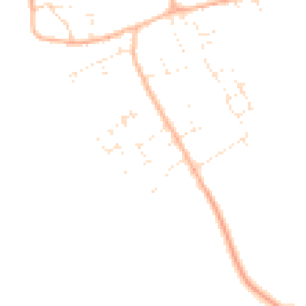 Daytime road noise heatmap for GL7 5XU